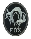 Нашивка FOX на липучке MORALE PATCH 8см