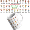 ЧАЙНАЯ КРУЖКА РОЖДЕСТВЕНСКИЙ ПОДАРОК ​​ПЕДАГОГАМ СВОИ ИМЕНИ С ИНСТРУКЦИЕЙ