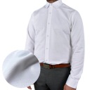 РУБАШКА МУЖСКАЯ БЕЛАЯ ИЗ ТКАНИ ОКСФОРД Slim M