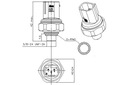 NISSENS 301009 CONMUTADOR CISNIENIOWY, ACONDICIONAMIENTO 