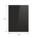 ЗАКАЛЕННОЕ СТЕКЛО ДЛЯ КАМИНА ПЕЧНОЕ СТЕКЛО 100х100см C