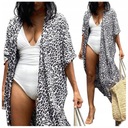 PAREO na plażę PLAŻOWE długa LETNIA sukienka PLAŻOWA narzutka tunika BOHO