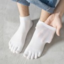 5 párov muži ženy ponožky s prstami bavlnené priedušné Hlavná tkanina polyester