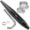 ВЫХЛОПНОЕ КОЛЕНО ГЛУШИТЕЛЯ WSK 125 B3 ОДНОРАМНЫЙ DUELLS DELUX