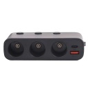 РОЗПОДІЛЮВАЧ ГНІЗДА ПРИКУРЮВАЧА 12-24V 127W USB-C USB-A EPACC148  (18577983392) фото min 6