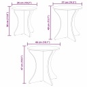 VIDAXL TABLE KAWOWY 3 PCS NATURALNY 46 X 46 X 47 CMphoto 11