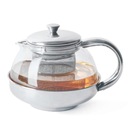 СТЕКЛЯННЫЙ КУВШИН С ИНТЕНДЕРОМ 600 мл ROSA 3413