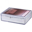 Коробка на 50 карточек - Ultra Pro Hinged Clear Box