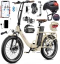 2025 Складаний електровелосипед ONESPORT OT16-2 250W 48V 17AH 120KM 20