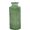 ВАЗА-СТЕКЛЯННАЯ БУТЫЛКА, ЗЕЛЕНАЯ, 13,5x6см