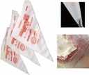 Пакеты для украшения торта с рукавом М 100 шт., декоратор для кремовой глазури для торта