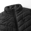 Vyhrievaná vesta Vesta Zimná bunda Unisex na USB Vyhrievaná L Dominujúca farba čierna