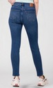 Wrangler HIGH RISE SKINNY Lauren RÚRKY VYSOKÝ STAV TMAVÁ DŽINS W27 L32 Model High Skinny