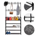 ВЕШАЛКА ДЛЯ ОДЕЖДЫ ПОЛКА ДЛЯ ОБУВИ МЕТАЛЛИЧЕСКАЯ ПОЛКА ШКАФ 80x172см