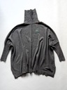 GLOSSY szary sweter golf ponczo Wiskoza/Modal Materiał dominujący wiskoza