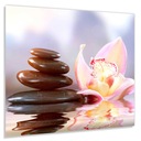 Панель из закаленного стекла 60х70 Дзен камни + КЛЕЙ