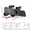 ГНЕЗДО ПРИКУРИВАТЕЛЯ 12V USB ВОЛЬТМЕТР АВТО ПАНЕЛЬ АВТО  фото 11