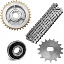 ЦЕПЬ ПЕРЕДНЕЙ ЗАДНЕЙ ЗВЕЗДОЧКИ SIMSON S51