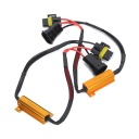 2 SZT. H11 LED (СВІТЛОДІОД) DEKODER СВІТЛА ПРОТИТУМАННОГО 50 W 12 V РЕЗИСТОР 81  (18356589409) фото min 10