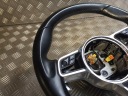 PORSCHE MACAN RESTYLE STEERING WHEEL SKIN MULTIFUNCTION LOPATKI 95B959256E K369  photo 12