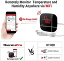Teplomer Wi-Fi vlhkomer ThermoPro TP-90 Alexa EAN (GTIN) 5906874890745