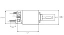 SS0003 TRANSMISIÓN AUTOMÁTICA ARRANCADOR TIPO BOSCH 12V 