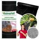 ТКАНЬ АГРОТНАЯ ТОЛСТАЯ ЧЕРНАЯ садовая мульчирующая против сорняков 1,1х10м 100г УФ