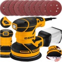 ЭЛЕКТРИЧЕСКАЯ ЭКСЦЕНТРИЧЕСКАЯ ШЛИФОВАЛЬНАЯ МАШИНА С РЕГУЛИРОВКОЙ, АБРАЗИВНЫЕ ДИСКИ