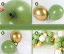 Набор воздушных шаров для украшения дня рождения зеленый INS 3