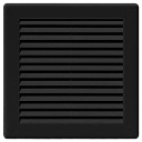 РЕШЕТКА ВЕНТИЛЯЦИОННАЯ С СЕТКОЙ 16х16/20х20 ЧЕРНАЯ