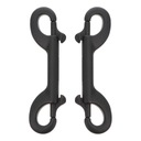 2 шт. Двусторонний карабин со спусковым крючком.