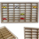 ПОЛКА ДЛЯ АВТОМОБИЛЕЙ CARS SPRINGS HOT WHEELS ОРГАНИЗАТОР 48 ДЕТАЛЕЙ МДФ