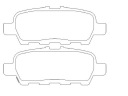 PLAQUETTES FREIN ARRIÈRE BREMBO DROIT 56 068/BREphoto 12
