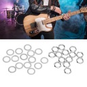GITARA BASS JACK ЗАСТЕЖКА G3/8 ВИНТ ЖЕНСКИЙ ГАЙКИ КОМПЛЕКТ PODKLADEK METALOWYCH СЕРЕБРЯННЫЙ  (18408740407) фото min 10