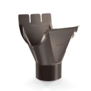 Сливной бункер BILKA ø125мм ТЕМНО-КОРИЧНЕВЫЙ МЕТАЛЛ