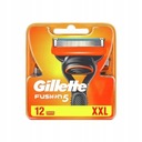 КАРТРИДЖИ ДЛЯ МАШИНЫ GILLETTE FUSION 5 12 ШТ.