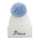 Prince detská zimná čiapka biela pompon EAN (GTIN) 5908261936296