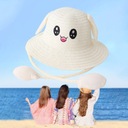 Slamený klobúk Rabbit Ear Sunshade Trendy mliečne biela Kód výrobcu senernable-71049079