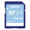 Hama karta SDXC 64GB Class 10 UHS-I 45 MBs