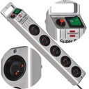 Удлинитель для офиса, 5 розеток, 2,5 м.