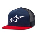 CZAPKA Z DASZKIEM ALPINESTARS CORP TRUCKER NAVY/RED OS SALE Kolor niebieski