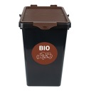 КОРИЧНЕВОЕ ВЕДРО ДЛЯ БИООТХОДОВ 11 Л С РУЧКОЙ
