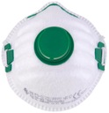 Выпуклая защитная полумаска с клапаном FFP2 21В