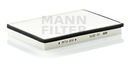 FILTRO DE CABINA MANN-FILTER CU 2672 CU2672 