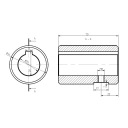 MOTEUR HYDRAULIQUE BMR CHLONNOSC: 125CM3/OBR OBROTY: 480OBR/MIN AVEC MANCHONphoto 5