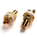 РАЗЪЕМ RCA CINCH ДЛЯ ПОЗОЛОЧЕННОГО КОРПУСА, БЛЕСКОВОЕ КАЧЕСТВО