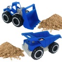 СИНИЕ СТРОИТЕЛЬНЫЕ МАШИНЫ САМОСВАЛ ПЕСОЧНИК БУЛЛДЕР