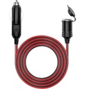 RALLONGE DOUILLES ALLUME-CIGARES 400 CM. PUISSANT 15A CONNECTEUR PRISE 16AWGphoto 6