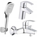 GROHE EUROSMART СМЕСИТЕЛЬ ДЛЯ ВАННЫ, РАКОВИНА, ДУШ