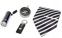 Подарочный набор: галстук-компас, ручка-фонарик